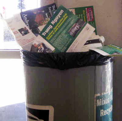 Garden Grove Post Office Trash bin